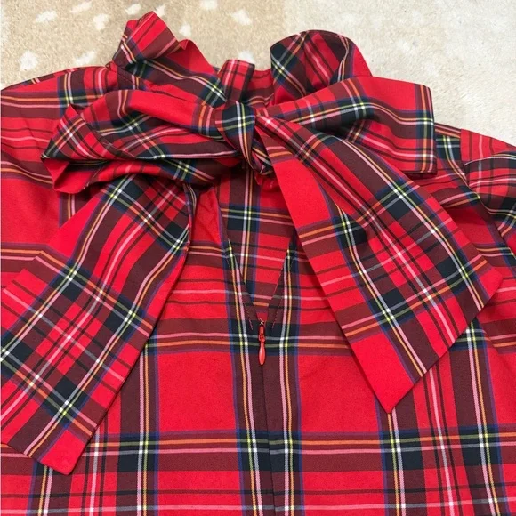 Tuckernuck NWT Royal Stewart Tartan Faye blouse women’s size XXL - Picture 3 of 8